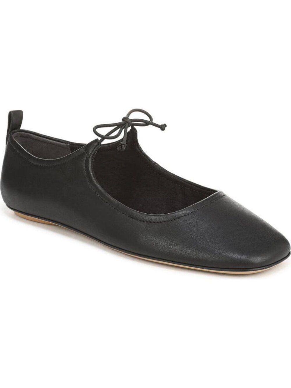 Franco Sarto Trosta Black Square Toe Mary Jane Ballet Flats US 11 M